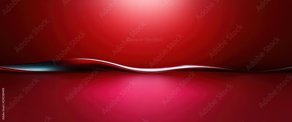 Aufkleber futuristic abstract red gradient metallic line background for technology and digital design