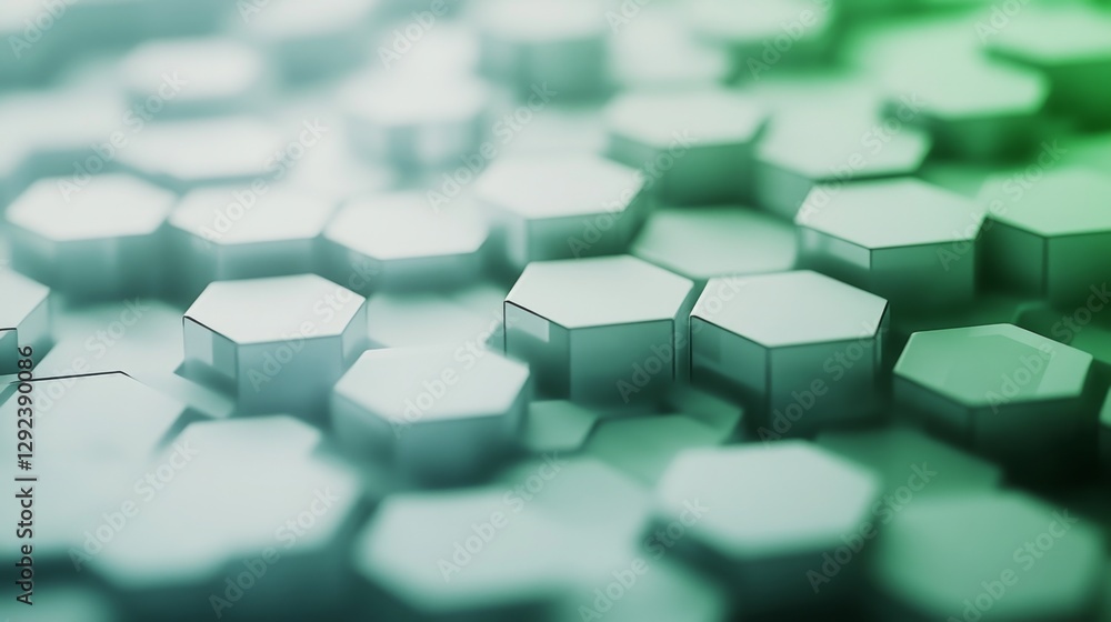 Poster soft focus hexagon bokeh art studio digital artwork abstract close-up gradient colors