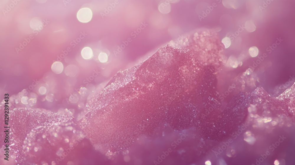Poster creating a soft pink sparkling gradient texture digital studio graphic design virtual environment ar