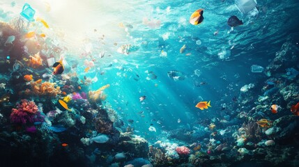 Support marine life preservation ocean infographic underwater educational visuals