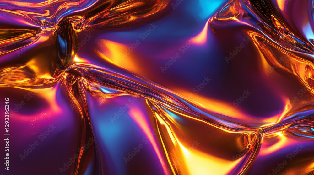 Poster abstract background of polished multicolor gemstone texture with vivid reflections for artistic desi