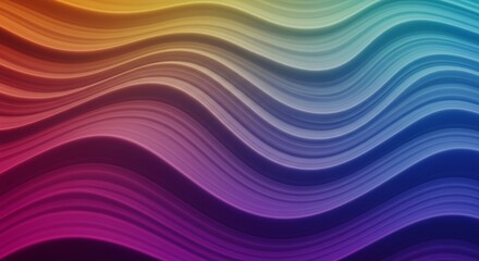 Fototapeta premium Abstract 3D wave pattern with smooth curves and gradient lighting