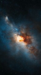 Obraz premium Vibrant Nebula In Deep Space