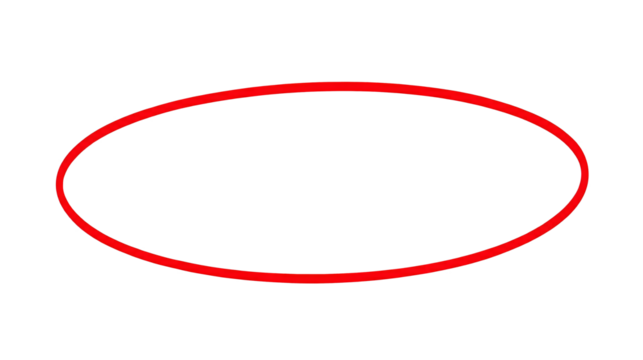 Handwritten red circle on white and transparent background. For marking text, numbers, marker pen, pencil, logo, hand-drawn doodle grunge circle highlights. png.