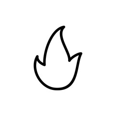 Fire icon vector illustration. fire sign and symbol
