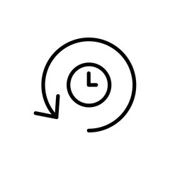 History icon vector illustration. recent event history sign and symbol