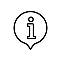 Information sign icon vector illustration. about us sign and symbol. question mark icon