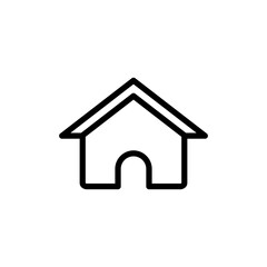 Home icon vector illustration. House sign and symbol