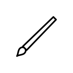 Obraz premium Paint icon vector illustration. paint brush sign and symbol. paint roller icon vector