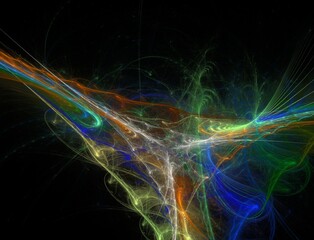 Imaginatory fractal abstract background Image