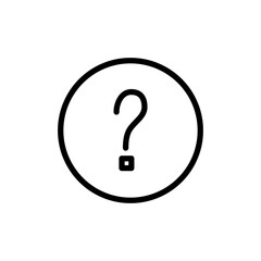 Question icon vector illustration. question mark sign and symbol