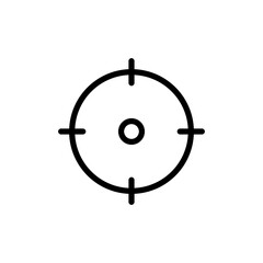 Target icon vector illustration. goal icon vector. target marketing sign and symbol