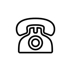 Telephone icon vector illustration. phone sign and symbol