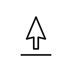 Upload icon vector illustration. load data sign and symbol