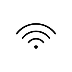 Wifi icon vector illustration. signal sign and symbol. Wireless  icon