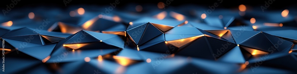 Poster minimalist abstract black triangle composition with overlapping shapes and balanced aesthetic