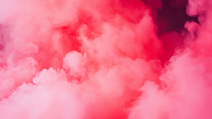 Fototapeta premium Vibrant scarlet smoke background with dynamic highlights for creative design