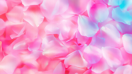 Fototapeta premium Vibrant floral petals background design for beauty and spa concepts