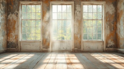 Before and After Renovation of Industrial Office Space with Modern Design and Natural Light