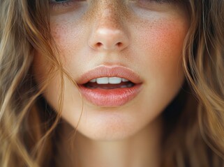 Toothache Distress and Dental Care with Woman Portrait and Teeth Health Awareness