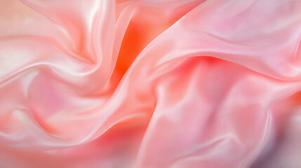Obraz premium Soft pink light on textured fabric for elegant background or design