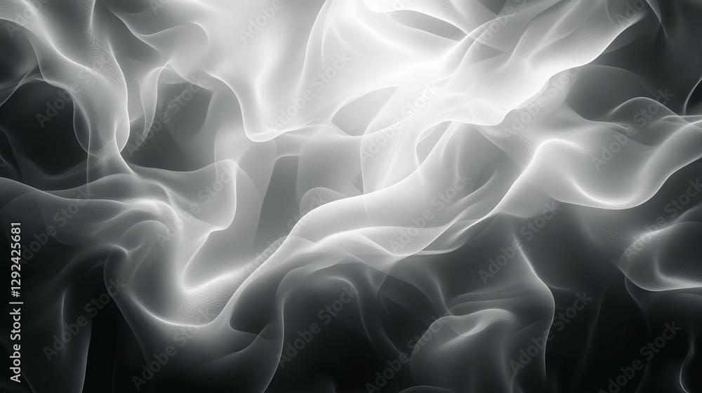 Poster abstract soft white and gray light background for modern design projects