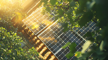 Futuristic Digital Design Wallpaper with Green Texture and Blue Matrix Pattern