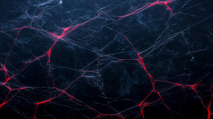 Intricate spiderweb design on dark background with red highlights for halloween decoration or digital art