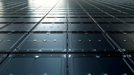 Modern Digital Keyboard Closeup with Black Keys and Technology Concept