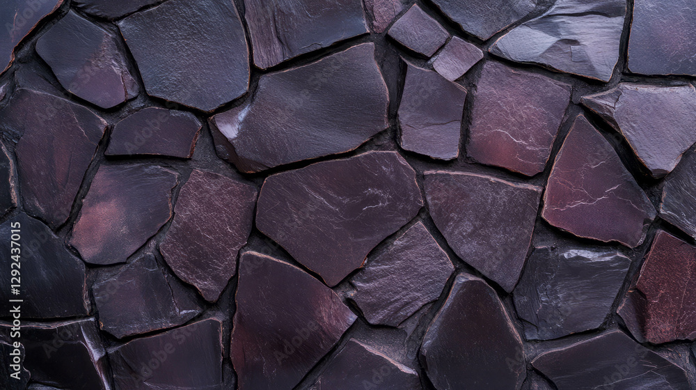 Aufkleber rustic stone wall with varied textures for architectural design and background use