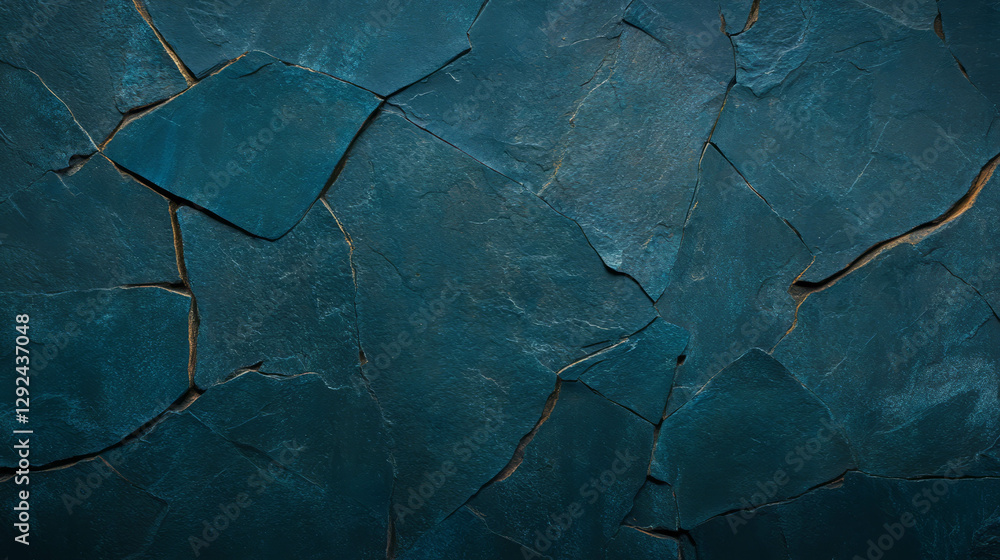 Poster textured stone wall background with visible cracks for architecture and design