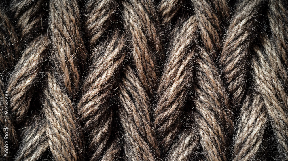 Poster textured background of interwoven string and yarn for creative design