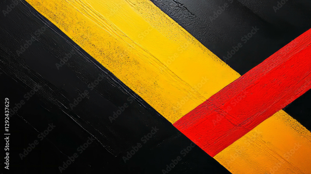 Poster vibrant abstract background with bold striped patterns and diagonal lines