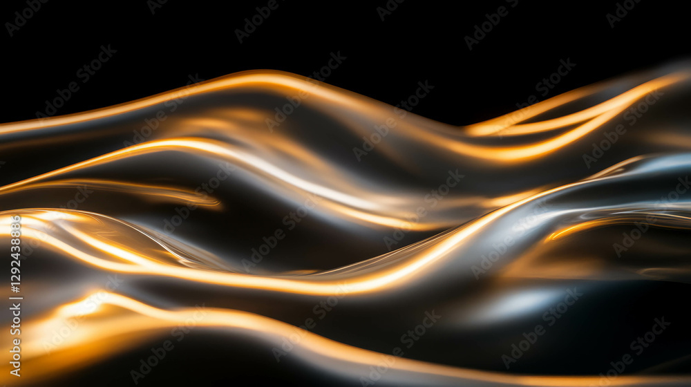 Poster abstract sunlit waves creating subtle heat haze background for creative design