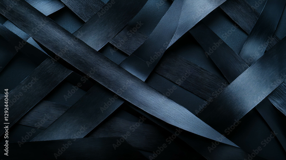 Poster abstract geometric background with overlapping tape strips for modern design