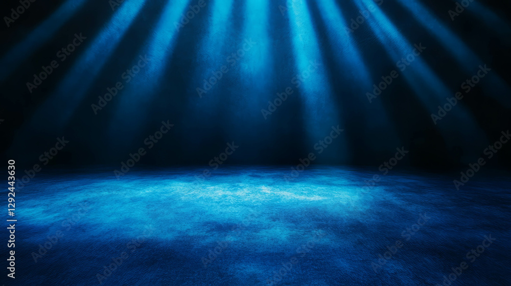 Poster vintage light rays creating a mystical atmosphere for event design