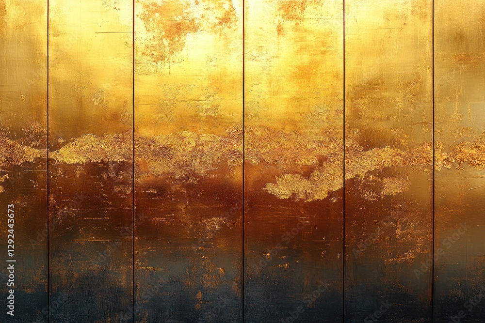 Poster golden background texture abstract design for elegant wallpaper and modern graphic template