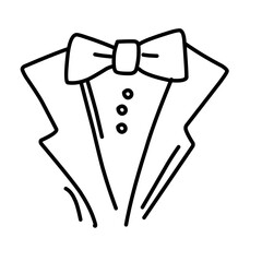 Minimal wedding icon set