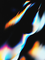 Abstract Holographic Waves with Vibrant Colors