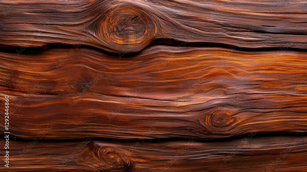 Poster rustic wooden log texture with natural grain for background design