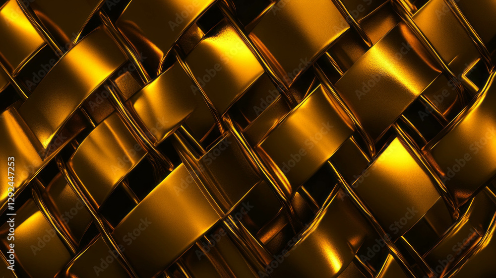 Poster abstract metallic weave texture background for design