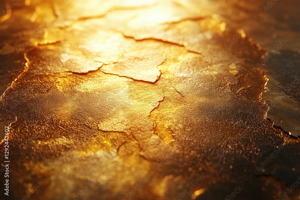 Poster Luxury Gold Background with Abstract Texture Gradient Light for Modern Wallpaper and Design