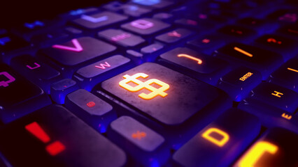 RGB Pulse Translucent Keys in a Dark Digital World