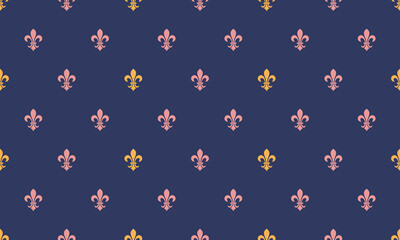 Wedding geometrical, seamless elegant. Paper textile in ancient retro. Monarchy nostalgic with lilly vector.