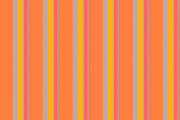 Obraz premium B025 textile seamless pattern, outside vertical stripe vector. Pps10 background lines texture fabric in orange and light sky blue colors.
