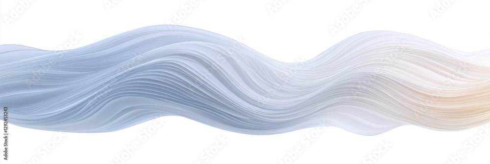 Poster minimalist abstract background with soft waves and gentle light for business presentation