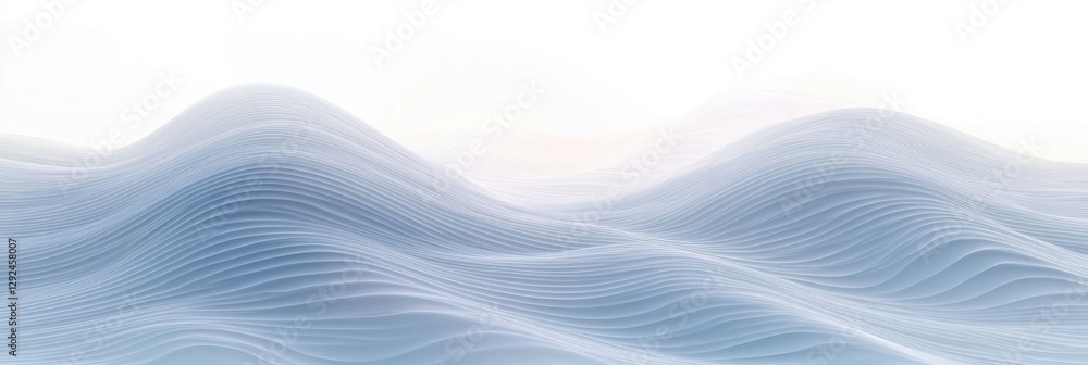 Poster abstract soft wavy background minimalist design elegant monochrome decorative pattern