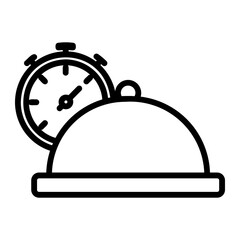 fast delivery Line Icon