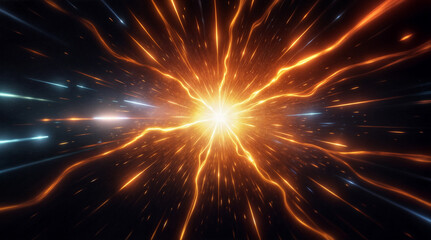 Fototapeta premium Light, energy, effects