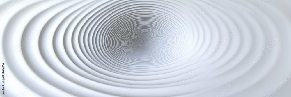 Poster minimalist abstract 3d white rippled circles soft lighting elegant seamless pattern neumorphism desi